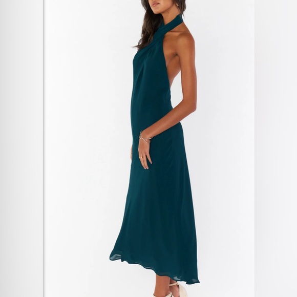 Show Me Your Mumu Jasmine Halter Midi Dress - Picture 3 of 7